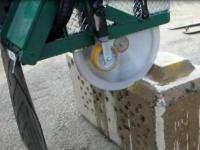 Gater Grapples Rotating Concrete & Asphalt Saw