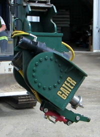 Gater Grapples Screw Pile Auger